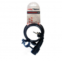 Cadeado Espiral Fino 1.00 Mt Com Suporte